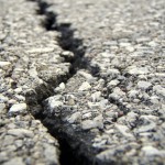 A crack in the asphalt. (c) AndrewMark